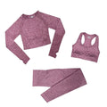 Conjunto Feminino Fitness Yoga - 3 peças